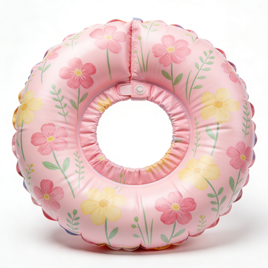 Pink Floral Elizabeth Collar