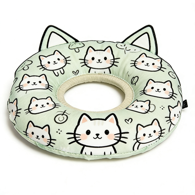 Mint Green Cat Ear Elizabeth Collar
