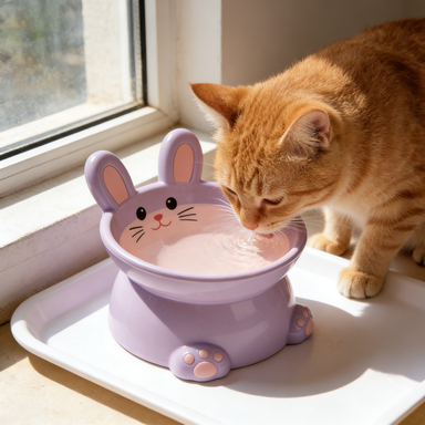 Bunny Elevated Pet Bowl