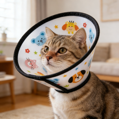 Playful Animal Paradise Elizabethan Collar