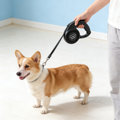 Heavy-Duty Retractable Dog Leash