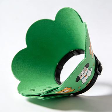 Adorable Flower Pet Recovery Collar – Soft Cone for Wound Protection